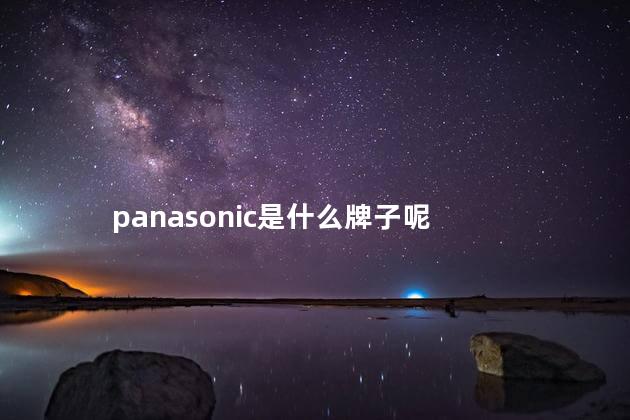 panasonic是什么牌子呢