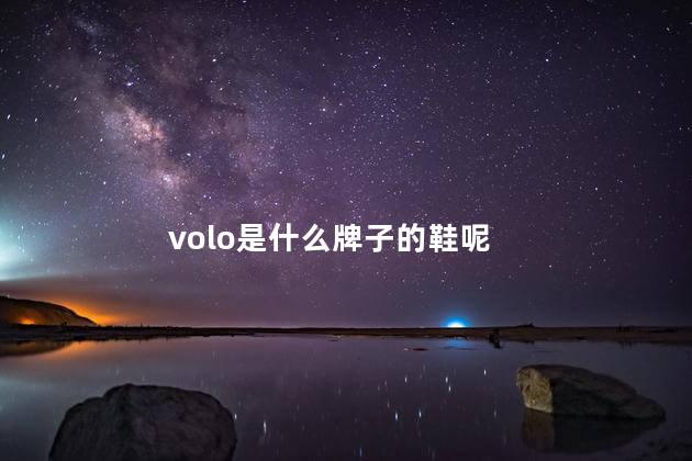 volo是什么牌子的鞋呢